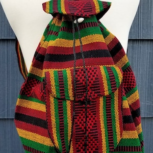 Vibrant Mexican Backpack -Boho
