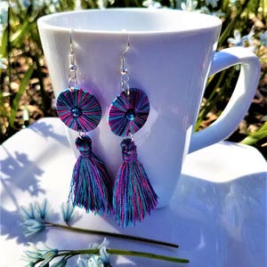 Beautiful Handmade Multicolor Tassel Earrings