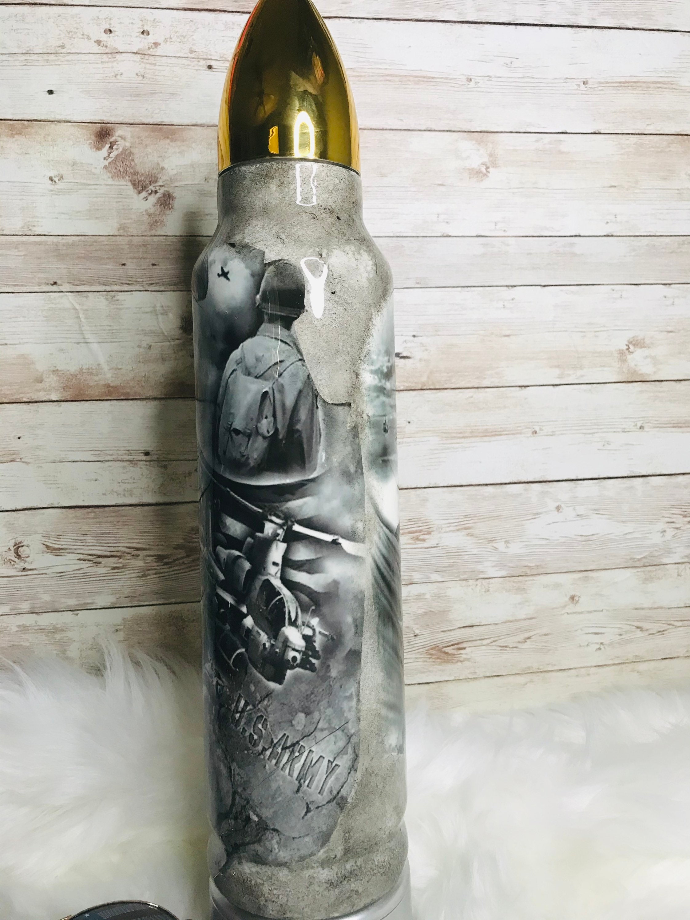 Military Bullet Tumbler Bullet Tumbler 32 Oz Bullet Tumbler Etsy UK