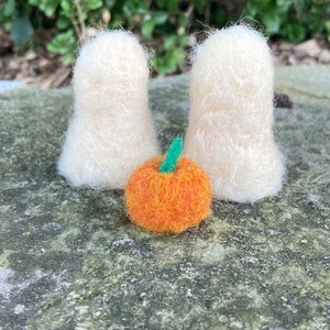 Halloween Ghost Family, Tiny Ghosts With Pumpkin, Autumn Decor - Etsy