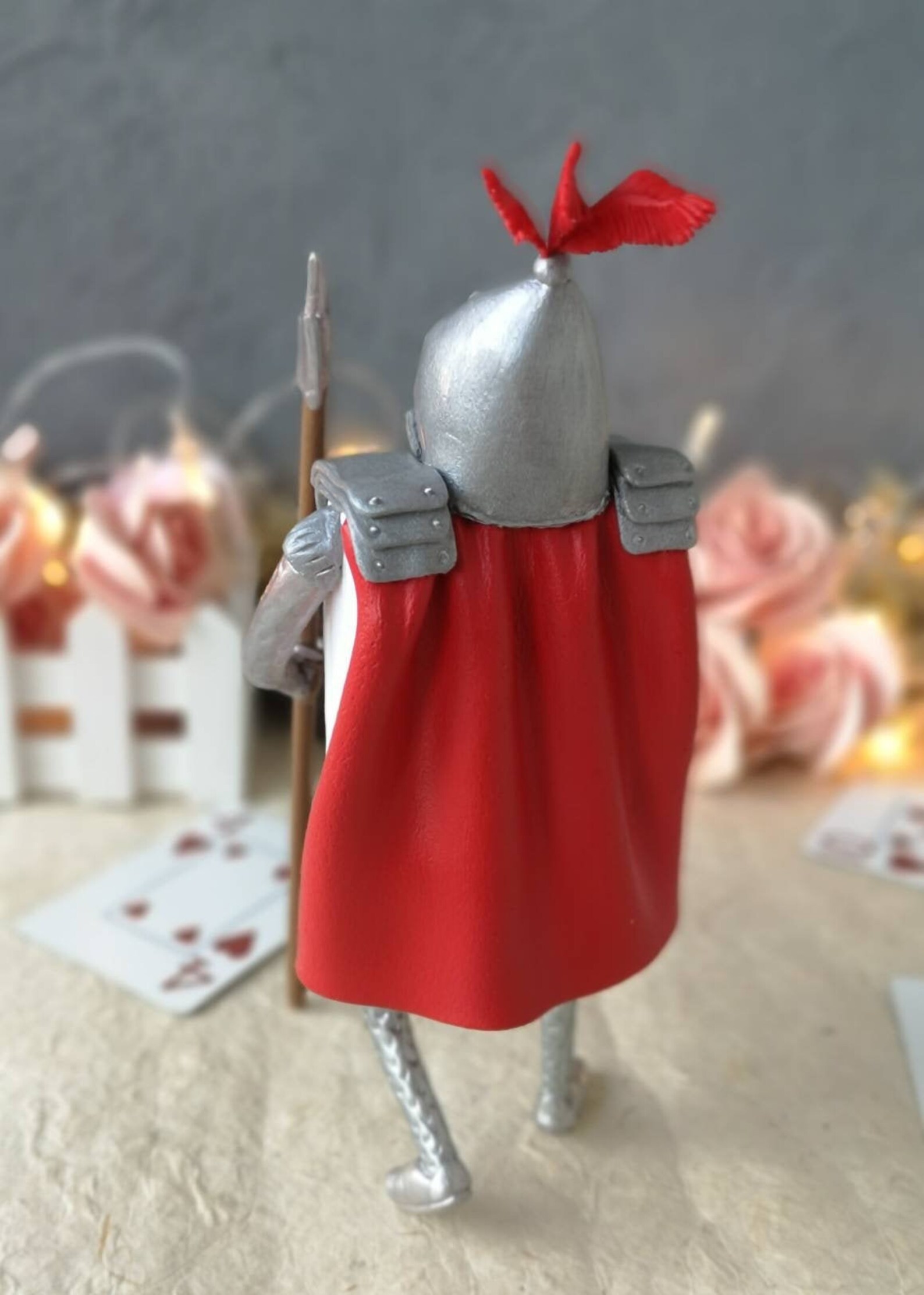 OOAK Reina de corazones soldado / Reina Roja guardián / Alicia Etsy