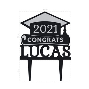 Graduation Cake Topper Personalizedcustom College Grad Cake - Etsy