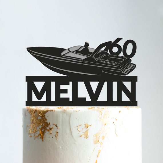 Speed Boat Cake Topper,boat Cake Topper Birthday,boat Theme
