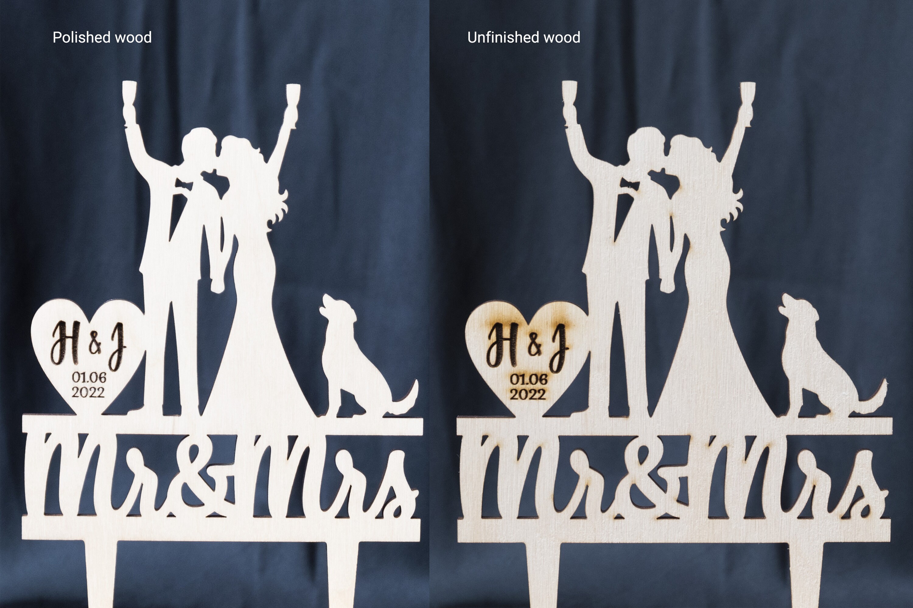 Buy Fishing Wedding Cake Topper,hooked for Life Fish Wedding Cake