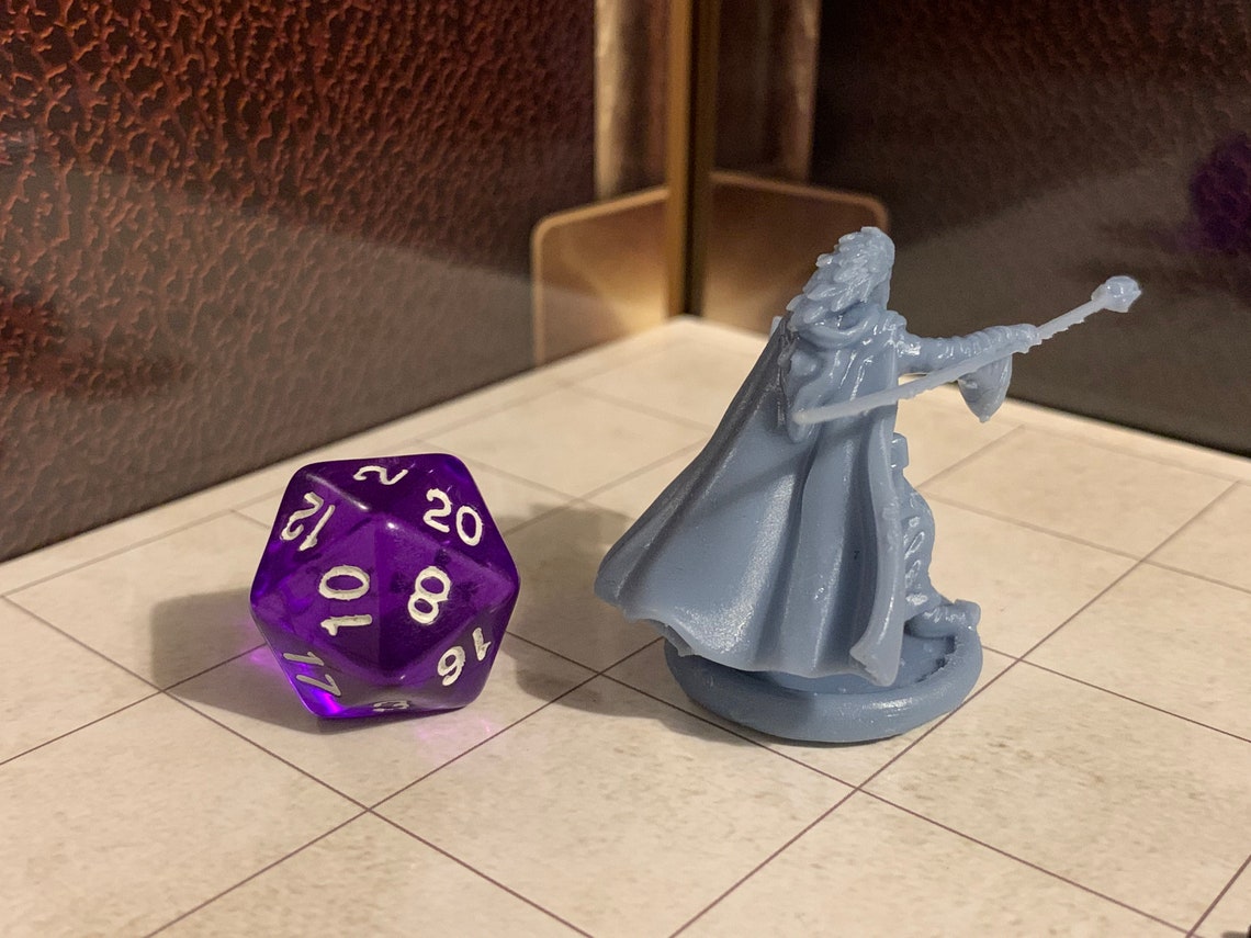 Wizard Sage/Sorcerer Dungeons and Dragons Miniature 32mm Etsy