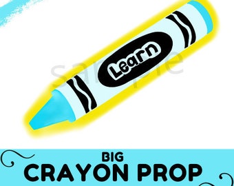 Crayon ESL Prop Online Teaching Printable