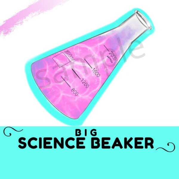 Science Beaker ESL Prop Online Teaching Printable