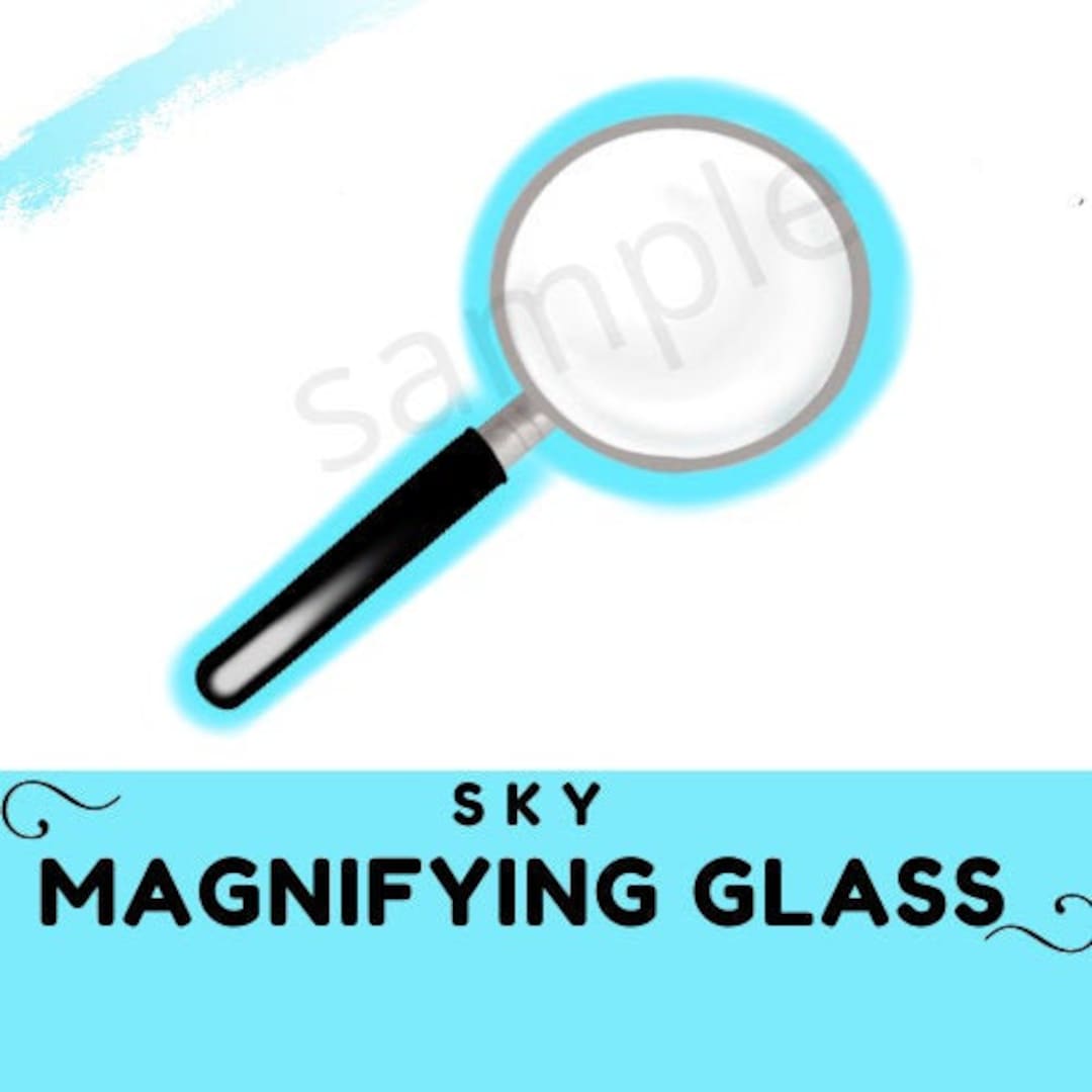Magnifying Glass ESL Prop Online Teaching Printable Etsy