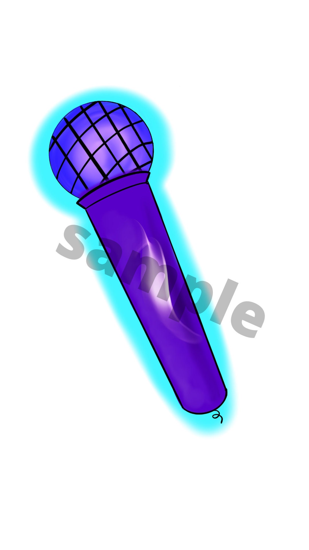 Microphone ESL Prop Online Teaching Printable - Etsy