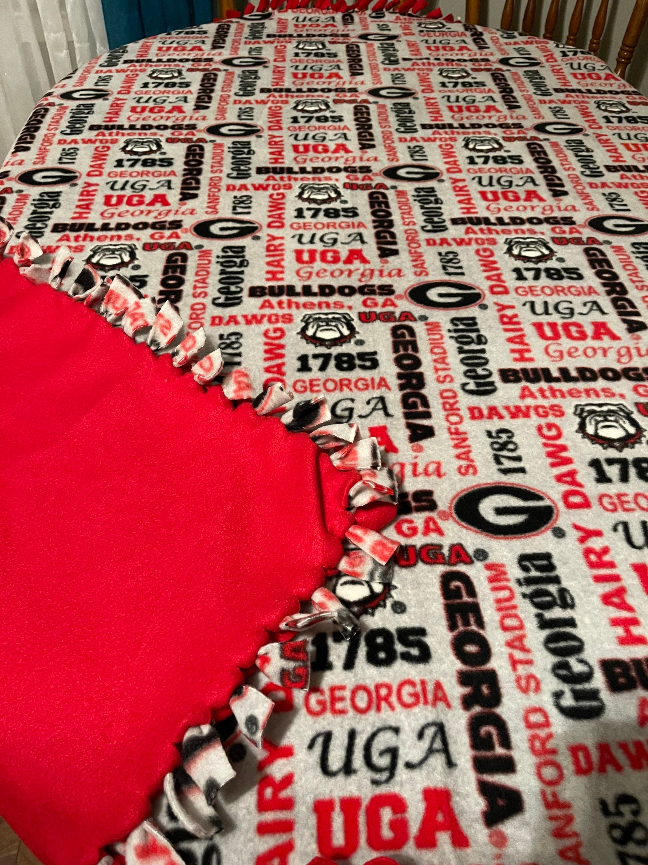Uga fleece blanket hot sale