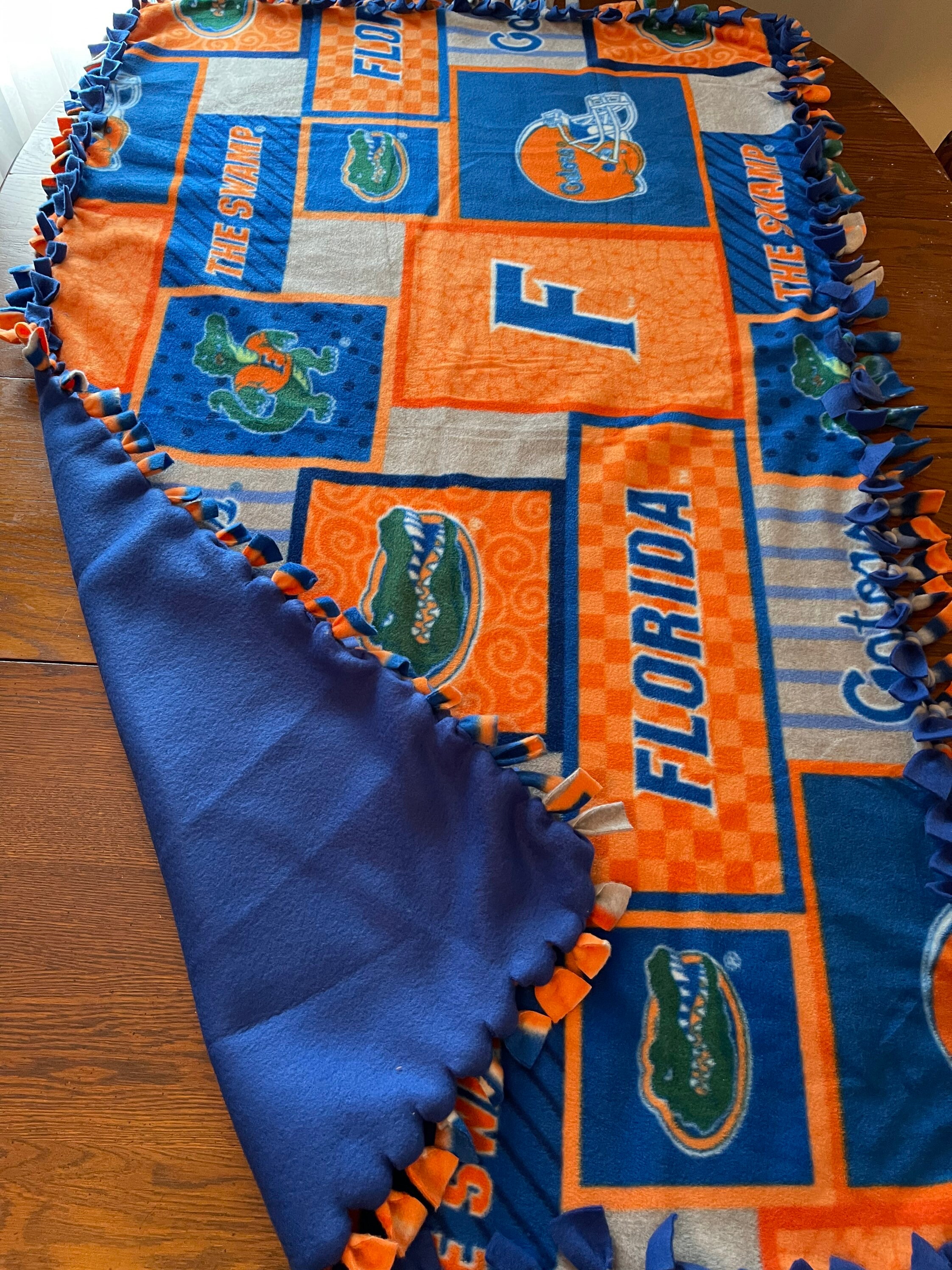 Florida Gators HandTied Fleece BABY Throw Blanket Etsy