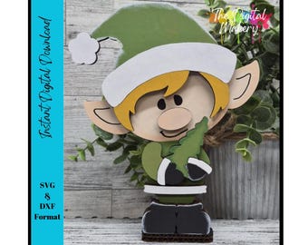 Christmas Elf SVG | Santa's Elf File | North Pole Elf | DIY Christmas Decor File | TheDigitalMakery