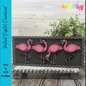 Flamingo Sign SVG | Flamingo Decor File | DIY Summer Decor