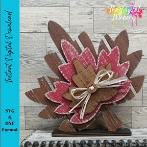 Fall Maple Leaf SVG | Fall Leaf Decor File | Farmhouse Fall Decor File | DIY Fall File