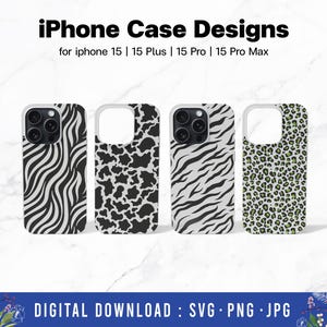 Skin Phone Case Designs | Sublimation Phone Case Bundle | iPhone Sublimation Design | SVG, PNG & JPG file| Instant Download