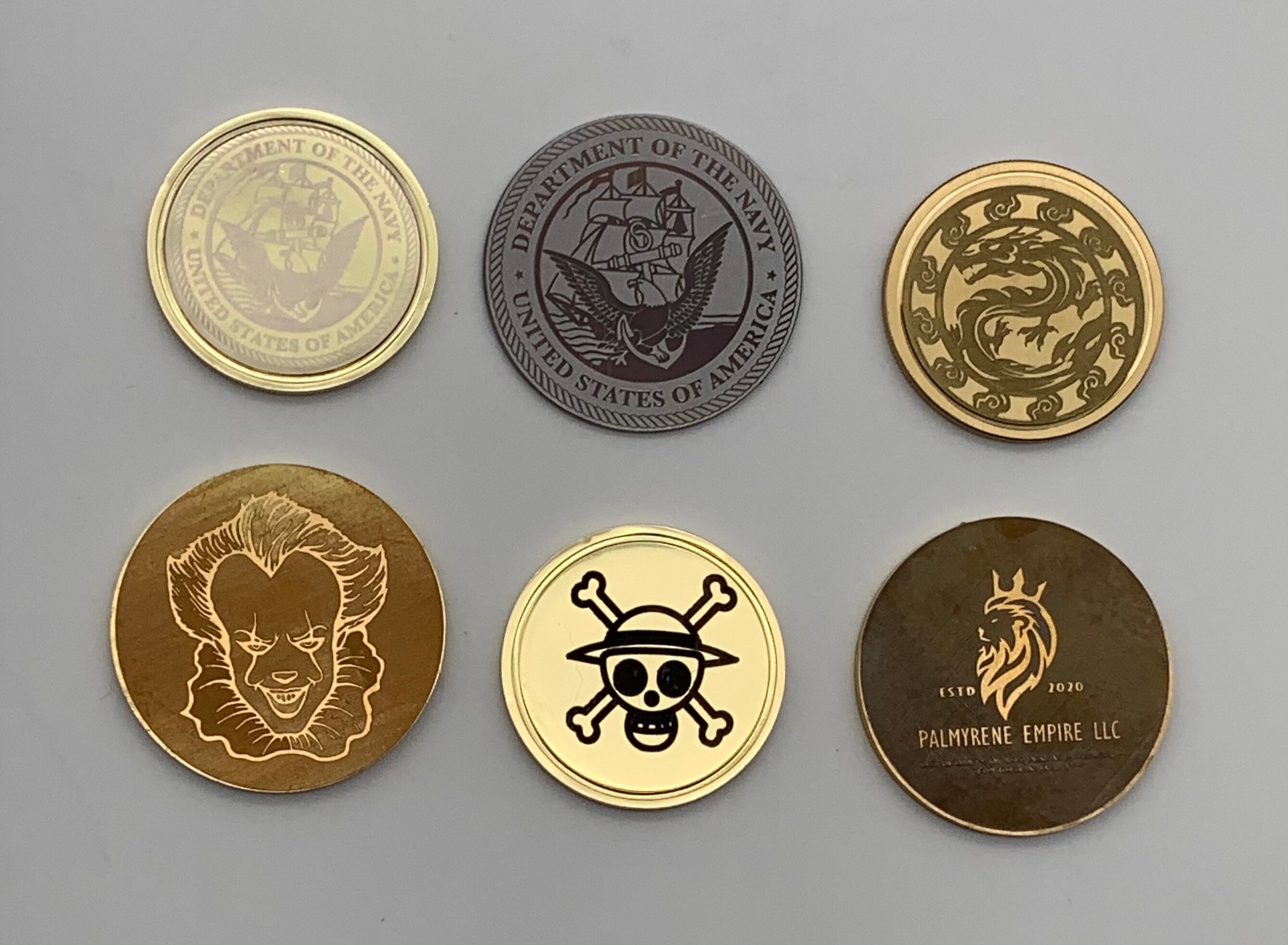 Custom Picture Coin Personalized Challenge Coin With Logo/Text/Photo Coworker Appreciation Bulk Gift For Company Colleague Anniversary Wedding Gifts