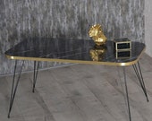 Black Coffee Table Marble Pattern Nesting Table End Tables With Black Metal Leg Nest Table Set Of 3 Coffee Table Set Marble Side Tables