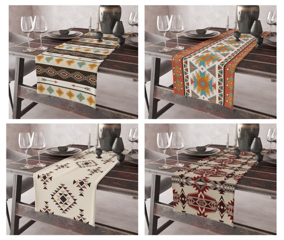 Southwestern Table Runner, Western Decor, Native American Table Runner, Aztec Home Decor,Southwest Table Runner, Southwestern Decor