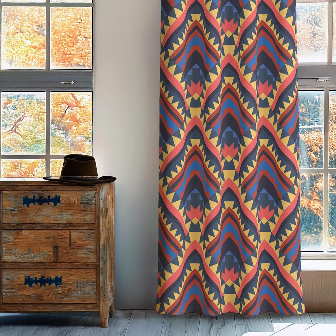 Rustic Drapery Rustic Drapery Panels, Oriental Living Room Drapes, Authentic Window ...