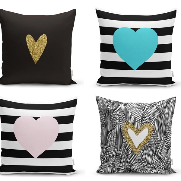 Heart Pillow Cover Etsy