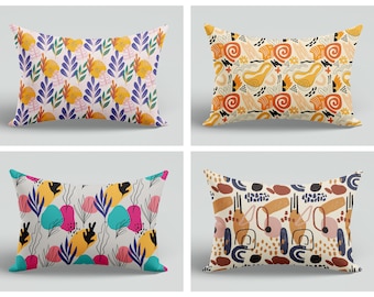 Modern Abstract Pillow Cover|Minimalist Art Throw Pillow Case|Abstract Cushion Cover|Mid Century Pillowcase|Modern Art Pillow Sham