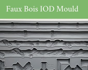 IOD Faux Bois Mould * Iron Orchid Designs Fake Wood Branch Borders for Frames