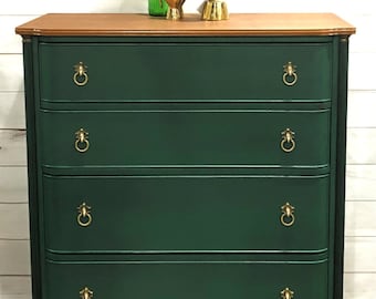 Fusion Pressed Fern Paint Pint * Fusion Mineral Paint Dark Forest Green No Wax All in One Furniture and Cabinet Paint