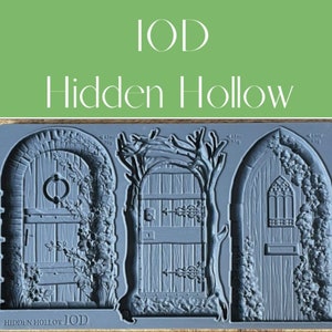 Hidden Hollow IOD Mould * Iron Orchid Designs Hobbit Fairy Doors for Clay and Resin Cottage Core Decor