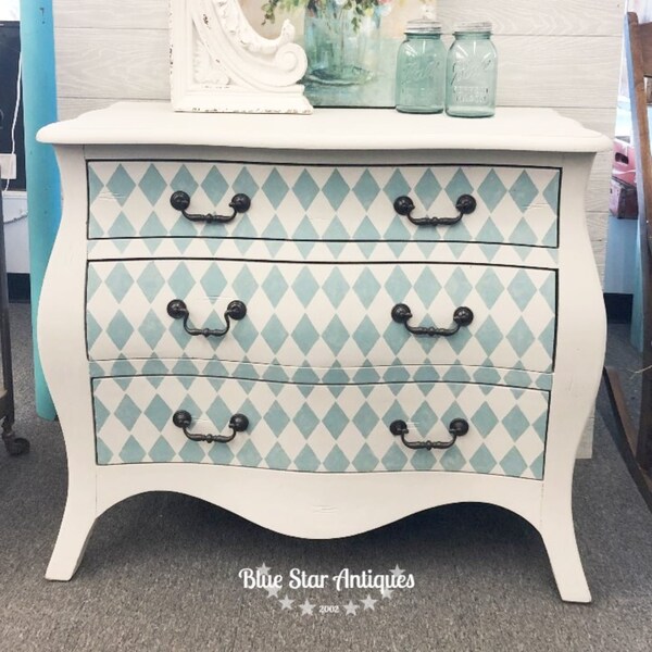 Harlequin Stencil Etsy