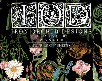 Our Wander Transfer looks so - IOD - Iron Orchid Designs