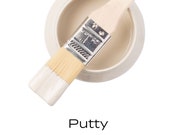 Putty Fusion Mineral Paint Pint *Gray Beige Greige No Wax All in One Furniture and Cabinet Paint