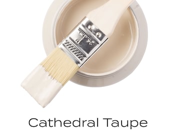 Cathedral Taupe Fusion Mineral Paint Pint *Off White Pink Undertones No Wax Furniture and Cabinet Paint Ships Daily