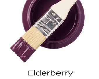 Elderberry Fusion Mineral Paint Pint * Plumb Eggplant Purple No Wax Furniture Cabinet Paint