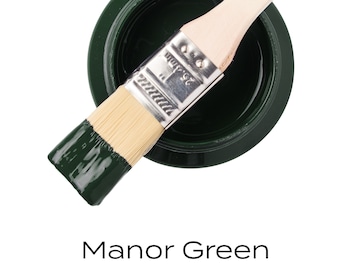 Fusion Manor Green Paint Pint * Fusion Mineral Paint Dark Hunter Green No Wax Furniture and Cabinet Paint  Quick Shipping
