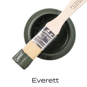 Fusion Everett Paint Pint * Fusion Mineral Paint Olive Army Green No Wax Furniture and Cabinet Paint  Quick Shipping