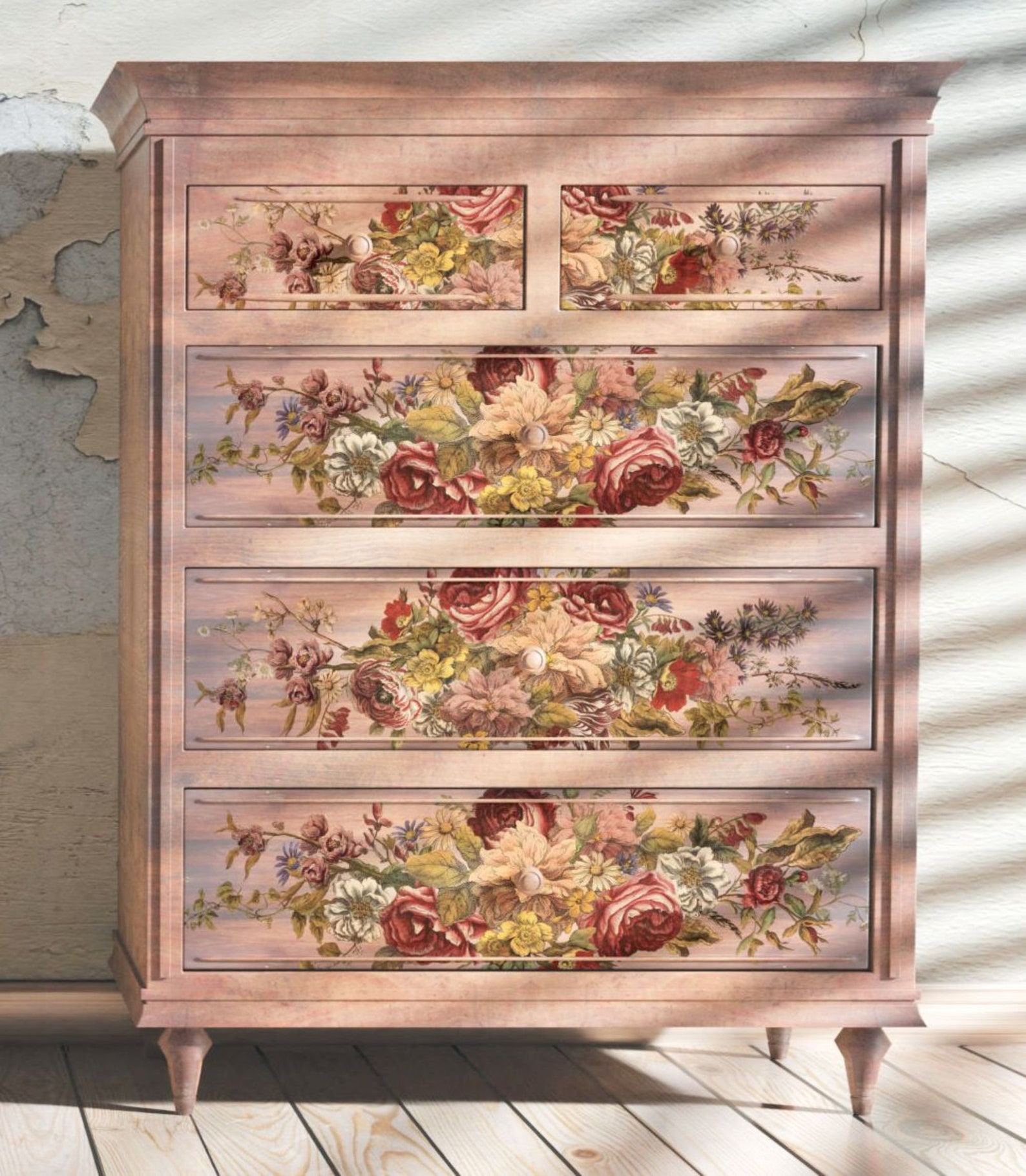 IOD Floral Anthology Furniture Transfer Iron Orchid Designs Etsy