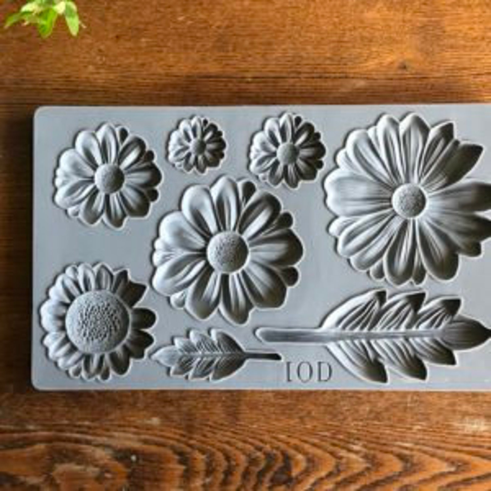 IOD He Loves Me Mould Iron Orchid Designs Daisy Flower Mould Etsy