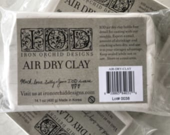 IOD Air Dry Clay *Iron Orchid Designs Paper Clay No Bake Soft Modeling Clay for Molds
