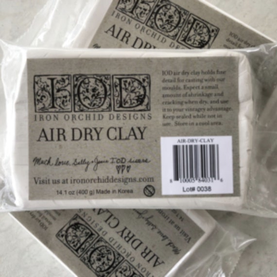 IOD Air Dry Clay *Iron Orchid Designs Paper Clay No Bake Soft Modeling Clay for Molds