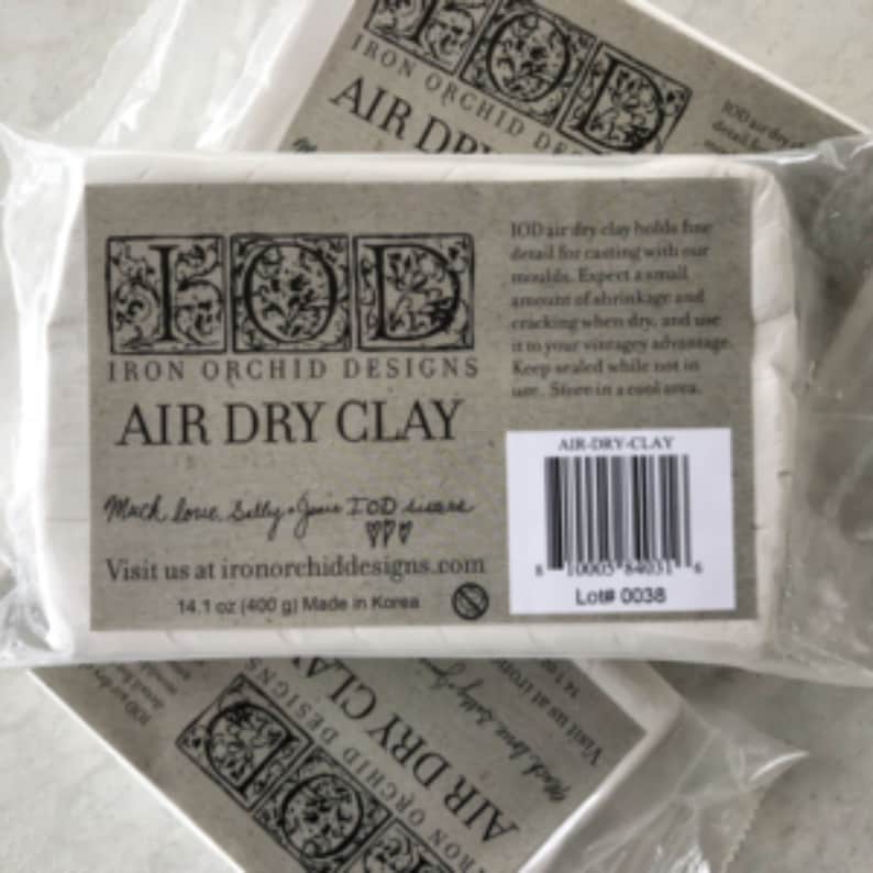 Iod Air Dry Clay Iron Orchid Designs Paper Clay No Bake Soft Modeling Clay for Molds image 1