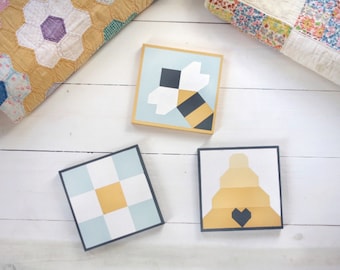 Bee Love Barn Quilt Pattern Book * Baker Nest DIY Instructions Wood Quilt Three Designs Wall Decor