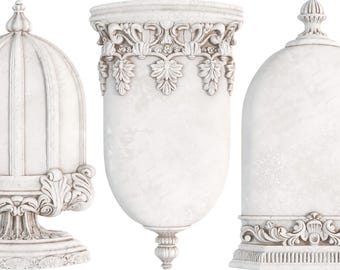 Les Cloches IOD Mould *Iron Orchid Designs Dome Cover Ornate Design Mould
