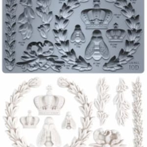 IOD Laurel Mould  * Iron Orchid Designs Bee Crown Garland Mold Sugar Arts Furniture Mold Chocolate Mold Jewelry Mold