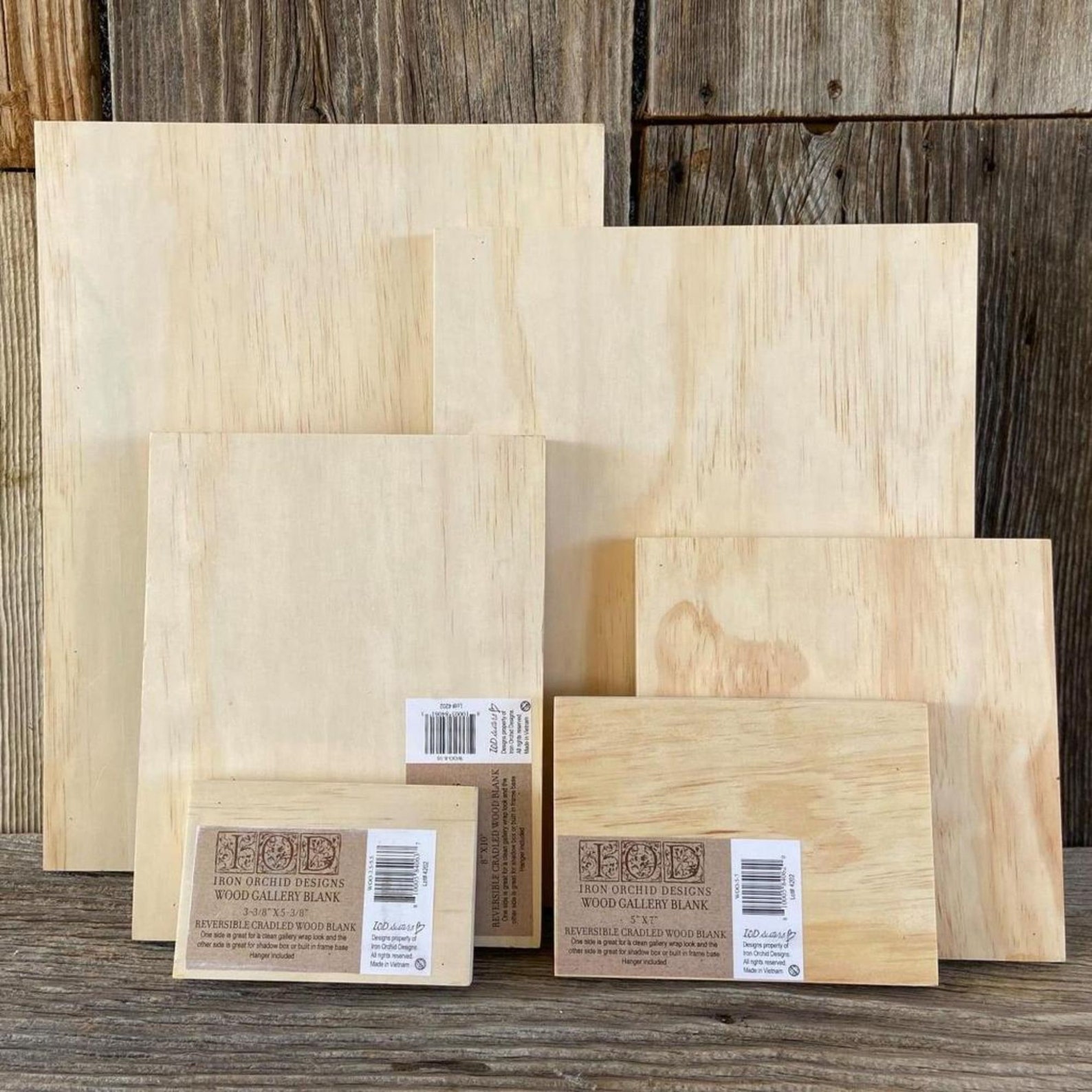 Wood Gallery Blank Panels Unfinished Wood Frame Canvas Art Etsy