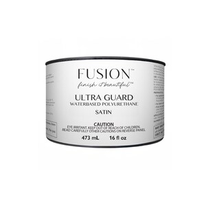 Ultra Guard Satin Finish *NEW Fusion Mineral Paint Top Coat for Dark Colors