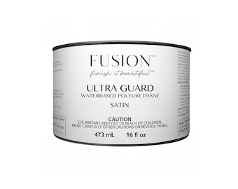 Ultra Guard Satin Finish *NEW Fusion Mineral Paint Top Coat for Dark Colors