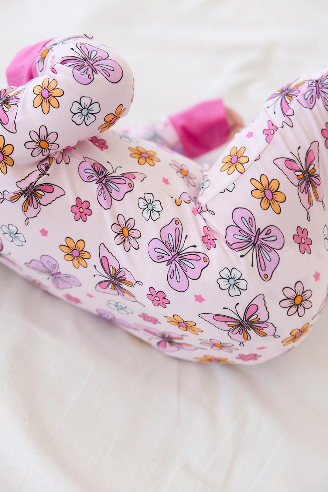 Emma ZIPPY | Baby Toddler Bamboo Pajamas | Girl | Pink Butterfly Pjs ...