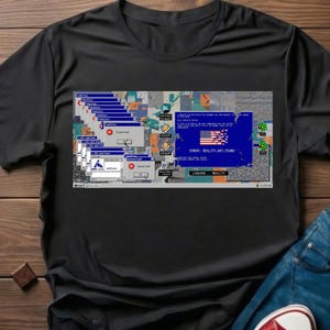 90s Retro Aesthetic Glitch Shirt, Weirdcore Fatal Error Reality Not Found Tee, Vintage Windows 95 Computer Geek Gift, Vaporwave Graphic Tee