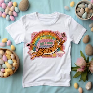 Cute Cat Rainbow Shirt, It's Not All Sunshine and Rainbows T-shirt, Funny Cat Lover Gift, Dopamine Decor Aesthetic Tee, Vet Tech Gift Idea