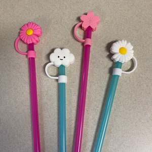 Color Changing Reusable Straw 9 inches | Starbucks Venti Cup Replacement Straw 9&quot; | Color Changing Straw | Cute Replacement Straw